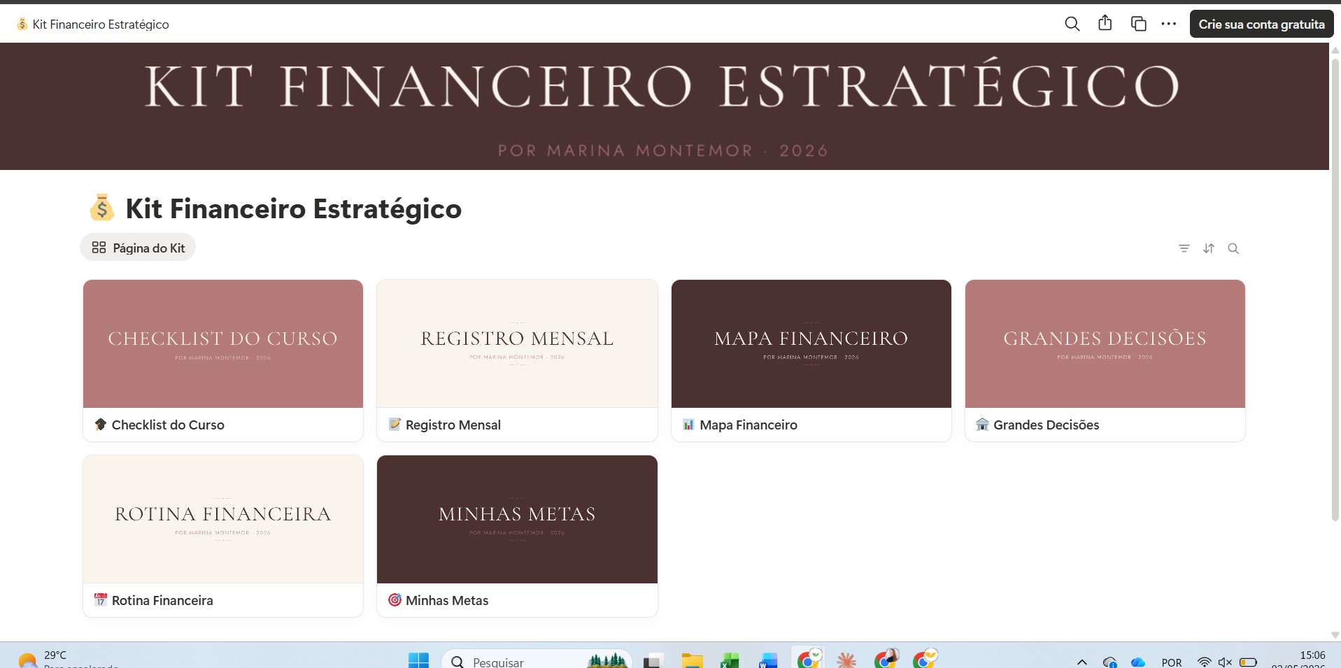 Template Notion | Kit Financeiro Estratégico
